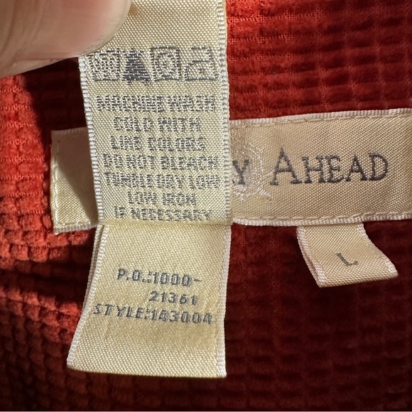 Territory Ahead size large heavyweight textured cord shirt, cabincore, fall - Picture 4 of 7